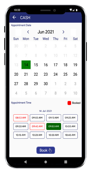 screenshot of Snappy Queue Management
